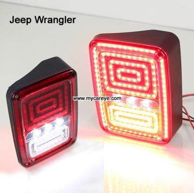 China El alzarse trasero de la cola de Wrangler del jeep del freno de estacionamiento de las luces LED de la columna a posteriori auto de las luces traseras en venta