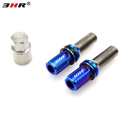 China Gr.5 60 Grade 60 Titanium Extended Head Seat Gr.5 Alloy 10.9 Degree Cone Anti-theft Seat Gr.5 Alloy Ti-6Al-4V Car Hook Floating Bolt M14x1.5 x28mm for sale