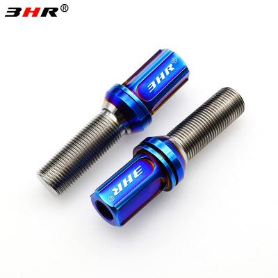 China High Performance Gr.5 Titanium Alloy Extended Head 60 Degree Cone Seat Gr.5 Titanium Alloy Ti-6Al-4V Anti-theft Floating Car Hook Bolt M14x1.5 x28mm for sale