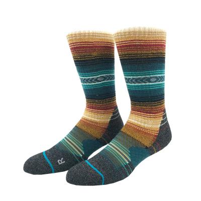 China Antibacterial Performance Logo Custom Trekking Hiking Moisture Wicking Cycling Merino Wool Socks for sale