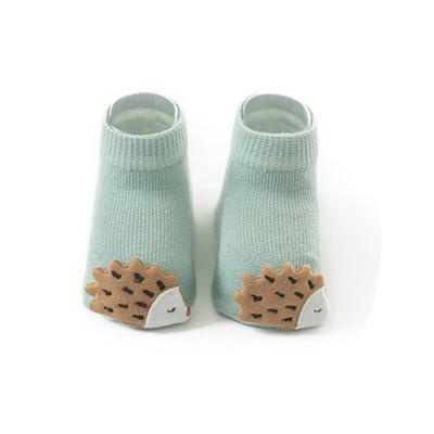 China Cute 3D Organic Cotton Handle Breathable Cartoon Animal Baby QUICK DRY - Doll Sock Shoes Non Slip Socks For Toddlers for sale