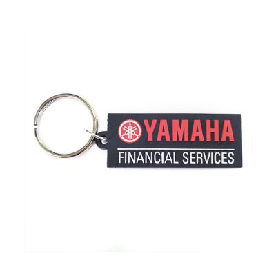 China Custom 2D / 3D Soft PVC Key Chain Eco - Friendly 2D Embossed Sport Motorcycle Brand Logo Design Single Face Manufacturing Rubber Key Chain For Promotion for sale