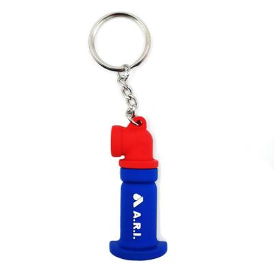 China Eco-friendly Single face PVC 3D keychain realistic fire hydrant custom design PVC rubber keyring for sale