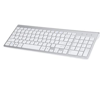 China Ultra Thin Hot Sale 2.4GHz Wireless Keyboard Mouse Combo Super Slim IT DE RU ES Layout for sale