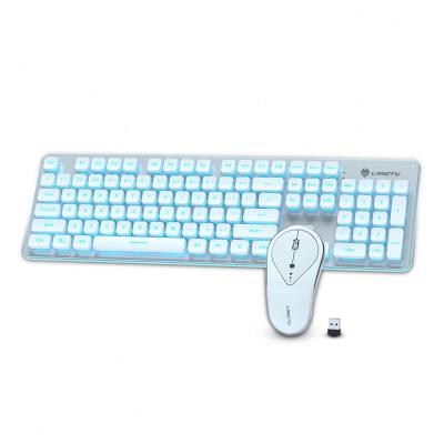 China 2.4GHz Full Size Ultra Thin Full Size Wireless Keyboard Mouse Set With USB Receiver Wireless Combo Keyboard And Mouse Silent for sale