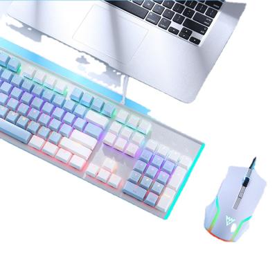 China Metal mechanical keyboard wired K100 esports desktop computer games multi axis metal notebook wired typing for sale