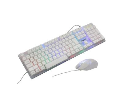 China Hit Keyboard Teclado Multimedia Gaming Keyboard and Mouse Set RGB 60% Waterproof Combo Gaming Keyboard for sale