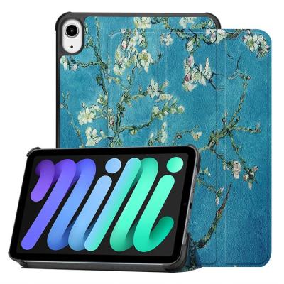 China Shockproof Leather Case Tablet Stand Flip Slim Lightweight Cover Case Hard PC Thin Back Shell Tablet Cover for Apple iPad mini 6 Case Cover for sale