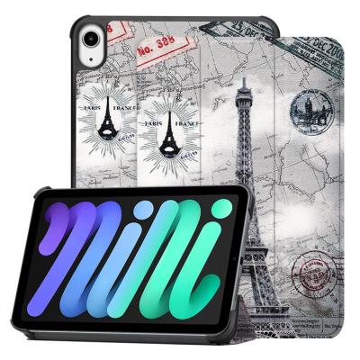 China Flip Slim Lightweight Cover New Smart Magic Magnetic Case With Pen Holder Trifold Stand Magnetic Cover For iPad Mini Case 6 2021 for sale