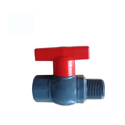 China PVC General Manual Octagonal Ball Valve Female/Male Thread for sale