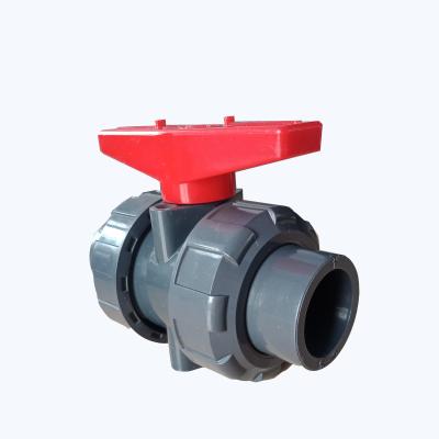 China General Threaded PVC Union Genuine Industrial Ball Valve for sale