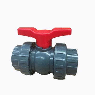 China Genuine manufacturers general plastic iirrigation valve pvc union ball valve for sale