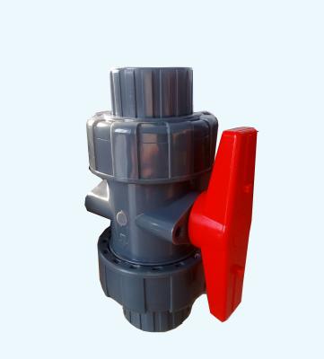 China Genuine China Industrial Manufacturers PVC Industrial Union Ball Valve for sale