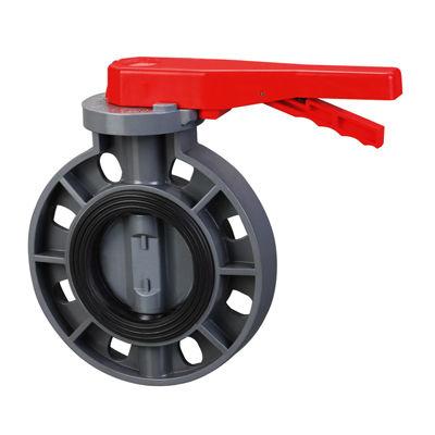 China General Manual Industrial Valve PVC Plastic Butterfly Valve for sale