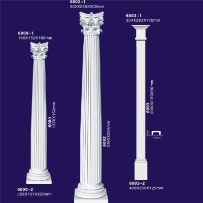 China Elegant Design Polyurethane Columns With Matt / Glossy Surface Finished for sale