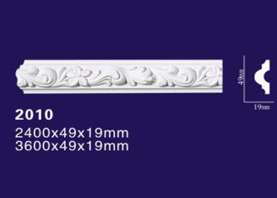 China Decorative Polyurethane Crown Molding / Carved Panel Moulding For Wall / Ceiling for sale