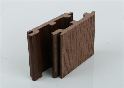 China Outdoor PVC Wall Cladding , Exterior Wood Plastic Composite Wall Cladding Waterproof for sale