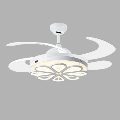 China Modern OEM Customized 48 Inch Energy Saving Multi-speed Bedroom Living Room Dining Room LED Ceiling Fan Pendant Light for sale