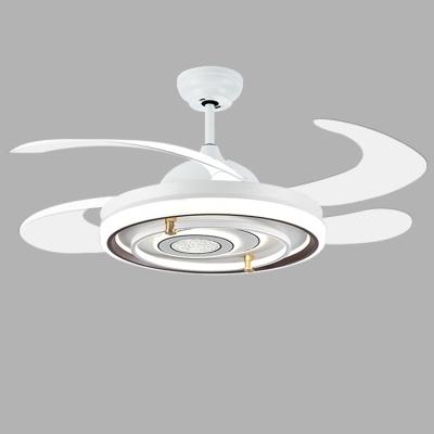 China Modern OEM Customized High Quality Modern Bright LED Body Light Remote Control Ceiling Fan LED Ceiling Fan Light for sale