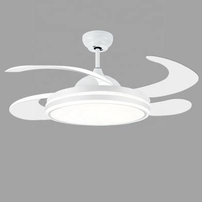 China 220v 240v 110v Modern Nordic Modern 48 Inch Music Chandelier Fan Ceiling Fan Led Lights Smart Remote Control Ceiling Fan With Light for sale