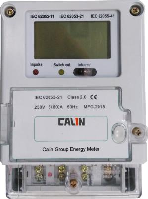 China 1 fase draadloze wattmeter Plc G3 Slimme elektrische meters met stekker - in module Te koop