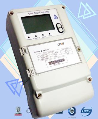 China 4 canales programados de tres fases Kwh medidor de 8 dígitos Amr medidor eléctrico en venta