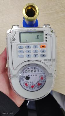 China Plastic Body IP67 Water Proof Prepaid Water Meter STS Standard Class B Accuracy for Tanzania for sale