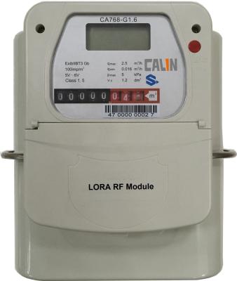 Cina G1.6 / G 2.5 / G4 Lora Prepagato e postpagato Gas Meter, CA768 Prepagamento Gas Meter STS in vendita