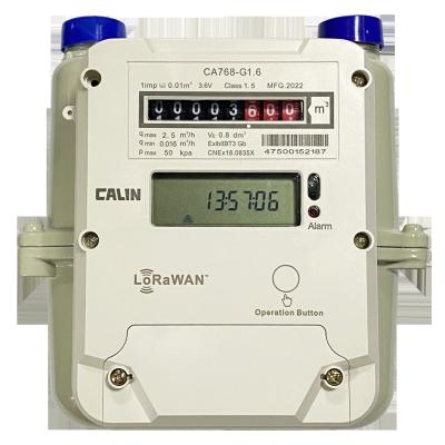 Cina LoraWAN Smart Prepaid Gas Meter con valvola integrata per la gestione dell'energia e le soluzioni Smart City in vendita