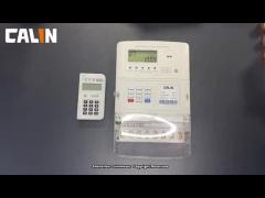 Three phase split type anti tamper fraud prepaid electricity meter  with CIU 100A revenue protection