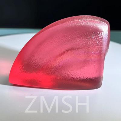 China Paparacha sapphire raw gemstone lab-made orange pink sapphire gemstone Mohs hardness 9 for sale