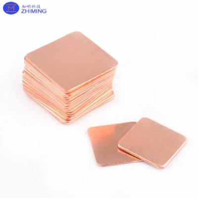 China Copper Substrate Copper Cubic Cu Wafer / Substrate 100 110 111 Orientaiton SSP DSP  Purity 99.99% for sale