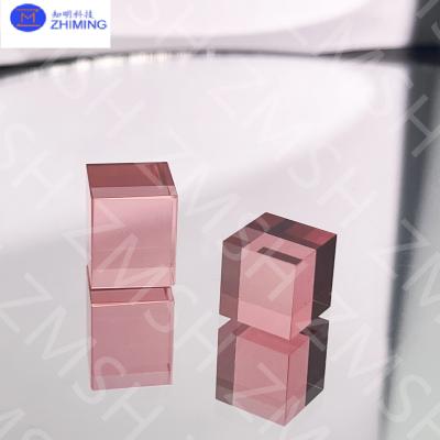 China Pink Sapphire Raw Material Lab-made Sapphire Gemstone Flawlessness Mohs Hardness Of 9 for sale