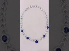 Royal Blue Sapphire Raw Gemstone Synthetic Colored For Durable Exquisite Jewelry & Watch Case