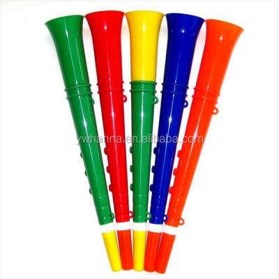 China Eco-friendly plastic long stadium horn baby shower party fan horn/plastic cheerleading horn/sports fan horn for sale