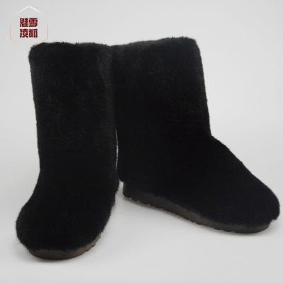 China Bota Waterproof Women Snow Winter 2020 Winter Warm Ankle Boots Sports Shoes Female Faux Fox Fur Boot Women's Boots For Women for sale