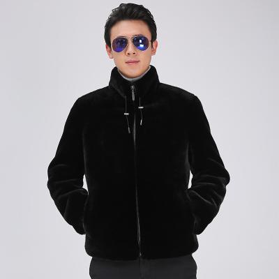 China Factory Direct Wholesale Anti-Shrink Long Faux Fur Coat Men's Genuine Fur Coats Men's Fur Coats for sale