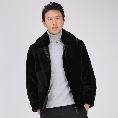 China Factory Direct Wholesale Anti-Shrink Mink Fur Coat Full Body Coats Men's Faux Fur Coats for sale