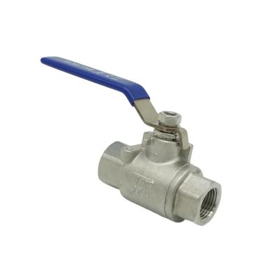 China General 2 piece ball valve dog 2000 304 316 stainless steel cf8m cf8 ball valve for sale