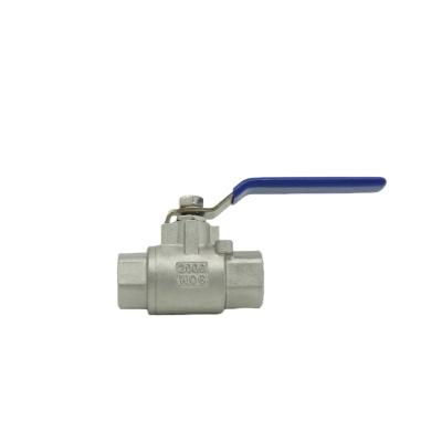 China General Cf8m 2 Piece Ball Valve Doom 2000 304 316 Stainless Steel SS Ball Valve for sale