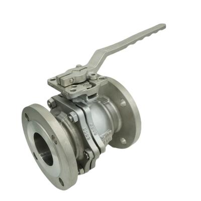 China Long Handle Stainless Steel General Hydraulic Regulator WCB Flanged Ball Valve Carbong Steel Flange for sale