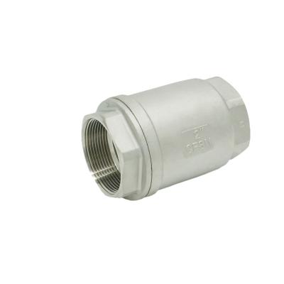 China General H12 Threaded Vertical Spring Type One Way Check Valve 304 Stainless Steel 316 Check Valve for sale