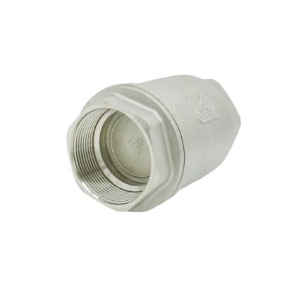 China General Exclusive Unique Design Customized Hot Selling Stainless Steel Thread SS304/316 H12 Internal Vertical Check Valve for sale