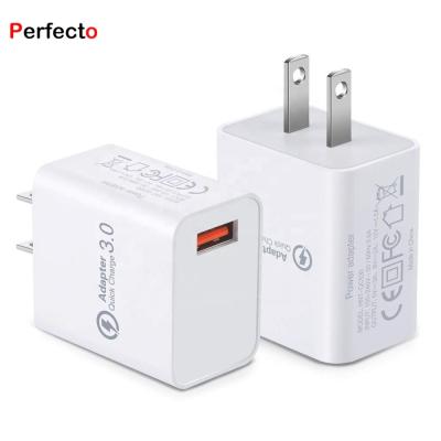 China Travel AC Power Charger Adapter Quick Charge 3.0 Quick Charger QC3.0 Wall USB Adapter For Portable Power Bank Mobile for sale