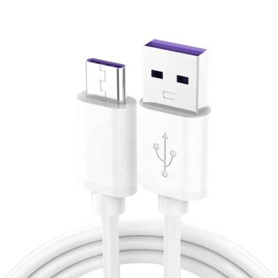 China Mobile Phone Types Super Fast Charging Type-C USB Cable 2020 NEW 5A USB 3.0 3.1 Type C Cable For Huawei For Android Mobile Phones for sale