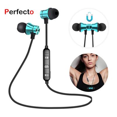 China Wholesale High Fidelity Magnetic Sound Quality Earphone Neckband Sports Earbuds Wireless Earphone With Mic For iPhone Samsung for sale