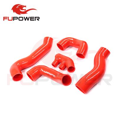 China High Quality Twin Silica Gel Turbo Intercooler Kit With Silicone Charge Hose For Porsche 911 996 997 TT GT2 2001-09 for sale