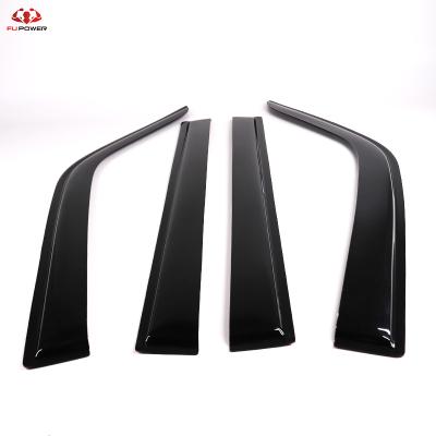 China Black Molding Style Window Visor Sun Visor Sun Rain Guard Exterior Vent Deflectors For Honda Accord 13-16 for sale