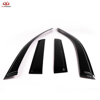 China Outside Mount Style Smoke Window Duct Shades Sun Rain Deflectors Guards For Ford Territory 2004 - 2019 for sale