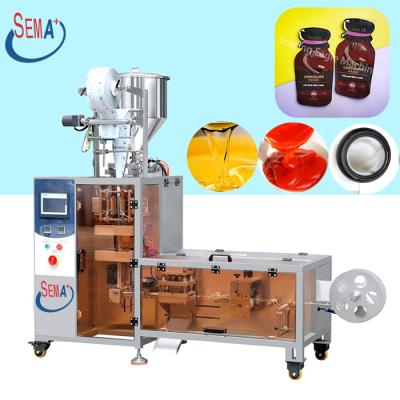 China Food Juice Chocolate Paste Honey Packing Machine Automatic Sachet Liquid Forming Filling Irregular Shaped Packaging Machine for sale